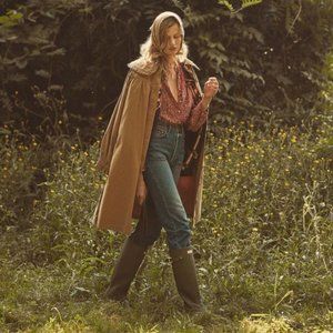 DÔEN Grove Jacket XS Tan Camel Trench Coat NEW NWT